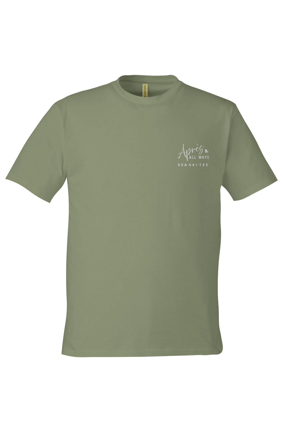 Apres All Ways Unisex Eco T Shirt white graphic 