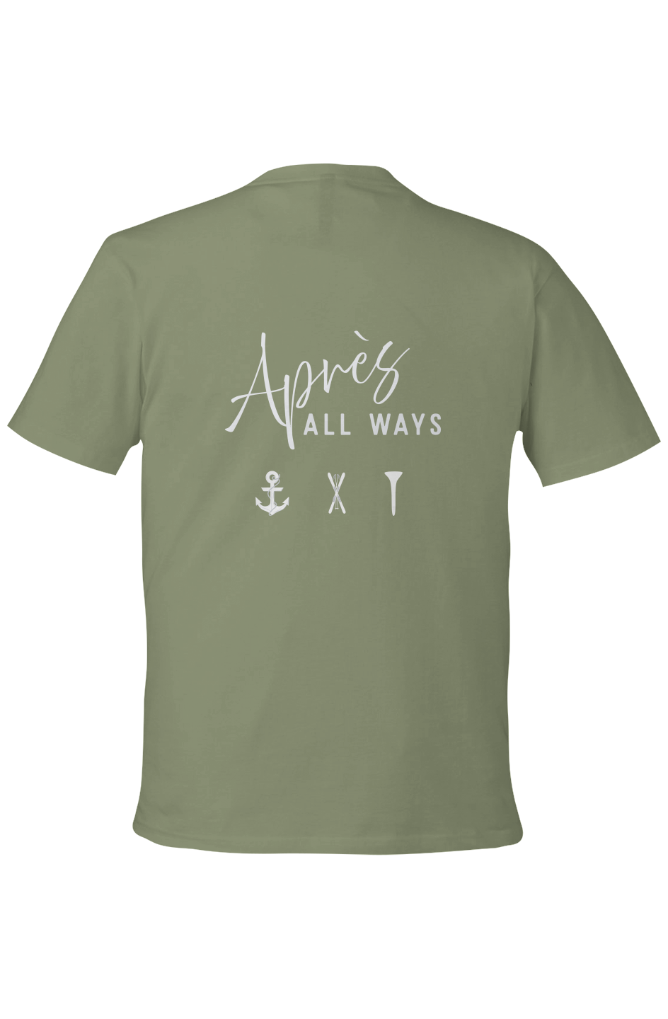 Apres All Ways Unisex Eco T Shirt white graphic 