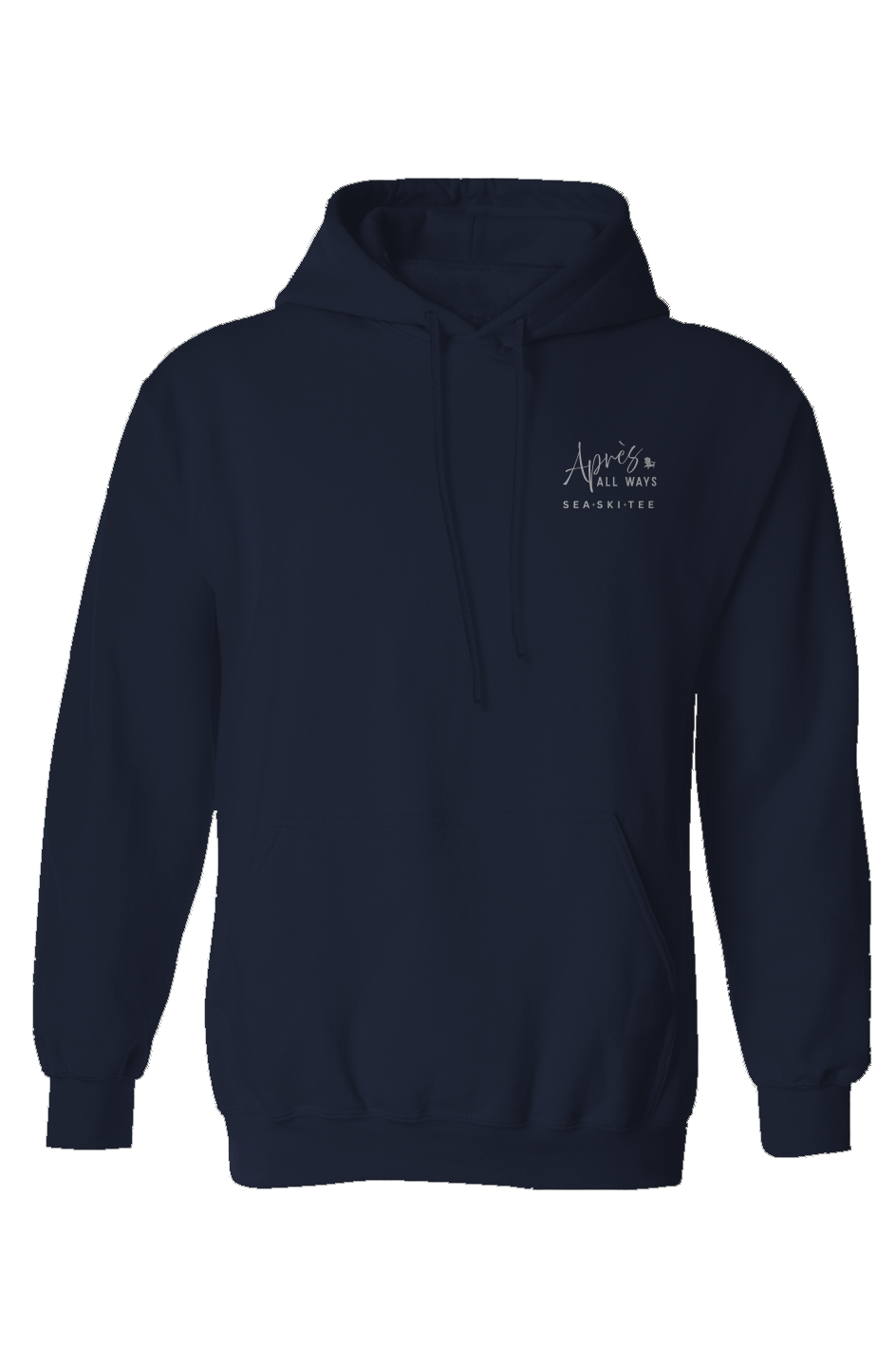 Apres All Ways Made In USA Pullover Hoodies white gray graphics 