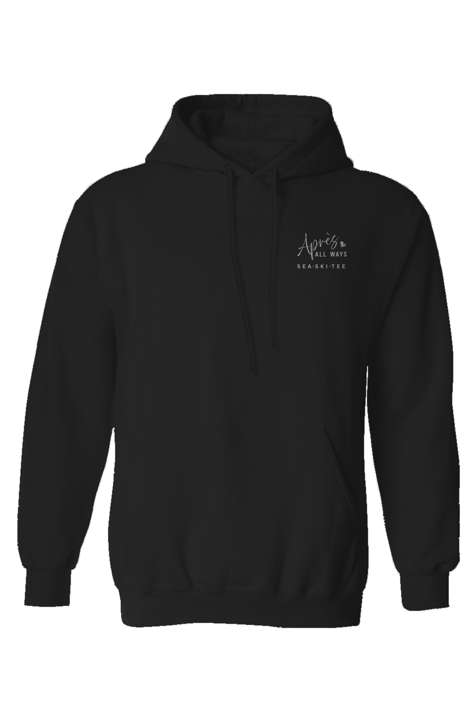 Apres All Ways Made In USA Pullover Hoodies white gray graphics 