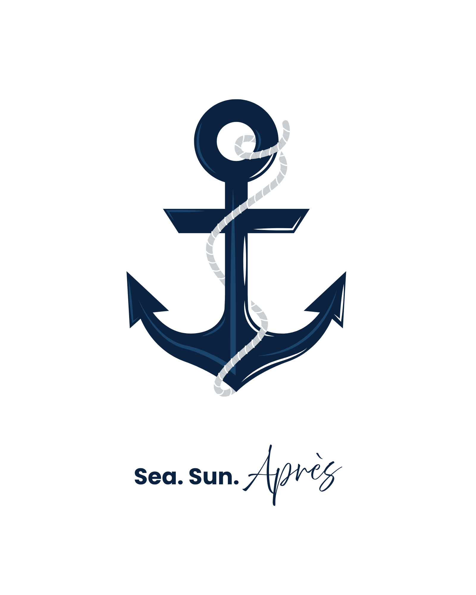 Sea. Sun. Après. | Coastal Digital Wall Art