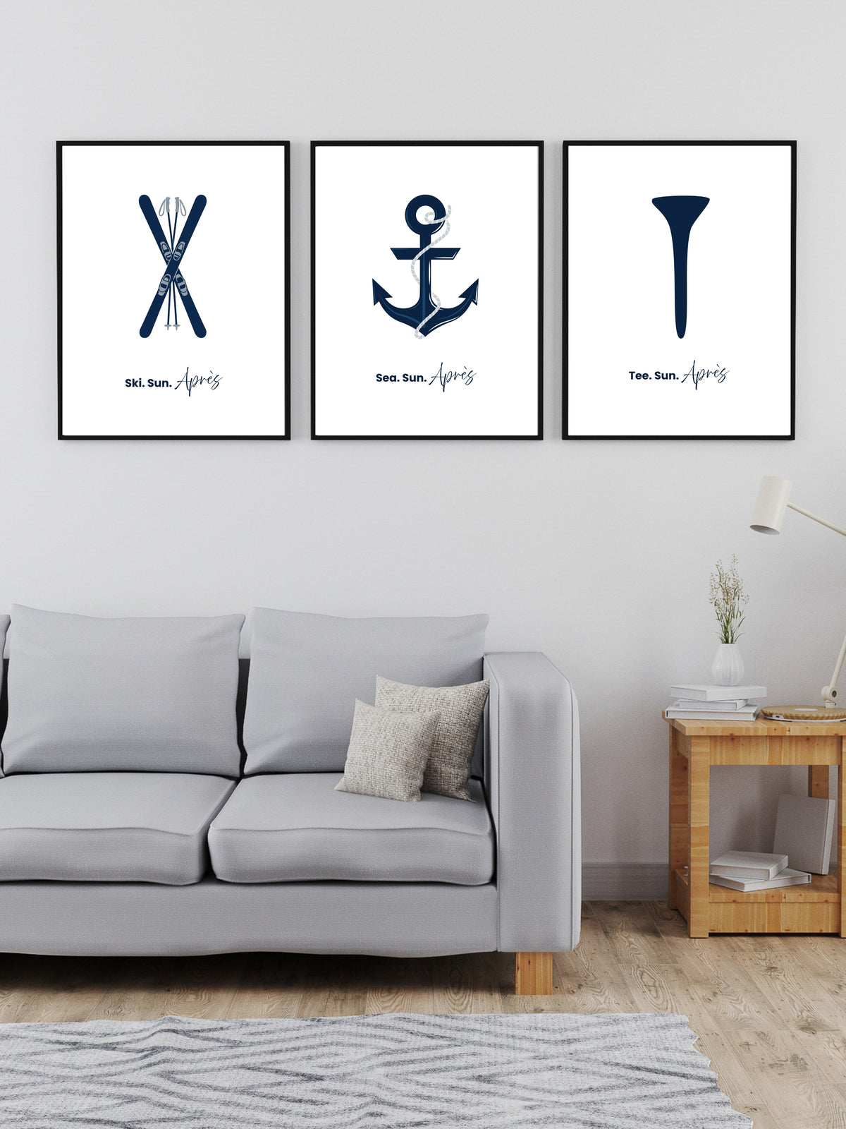 Sea-Ski-Tee Sun Apres Digital Wall Art Bundle