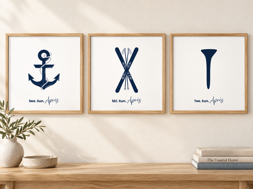 Sea-Ski-Tee Sun Apres Digital Wall Art Bundle