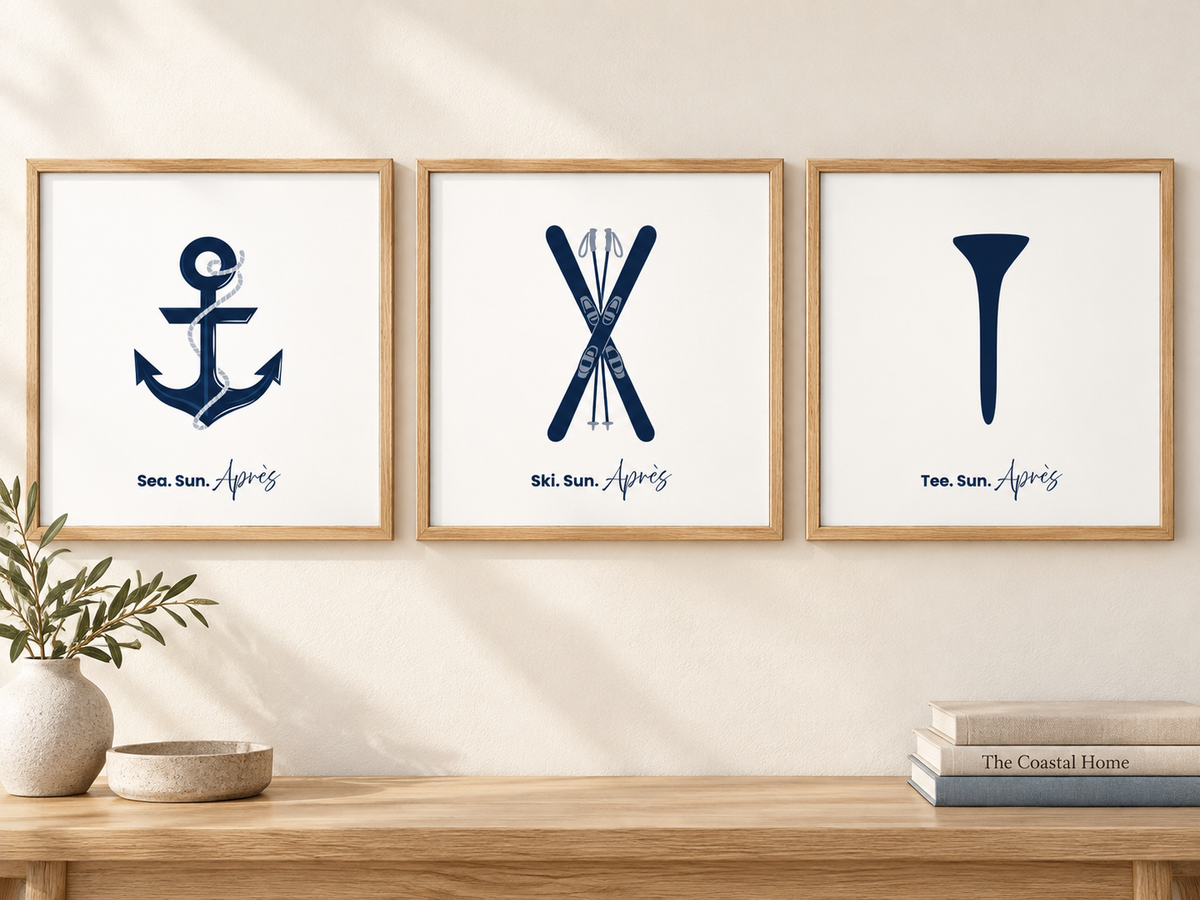 Sea-Ski-Tee Sun Apres Digital Wall Art Bundle